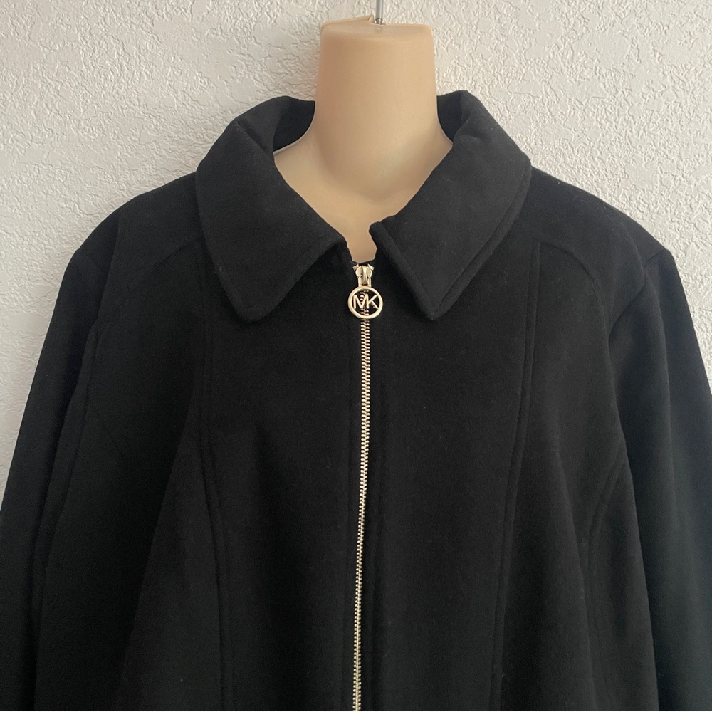 Michael Kors Black Trench Coat - Picture 3 of 3